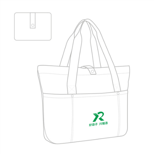 外插袋运动手提包